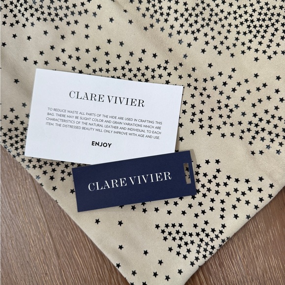Clare Vivier Star Patterned Clutch